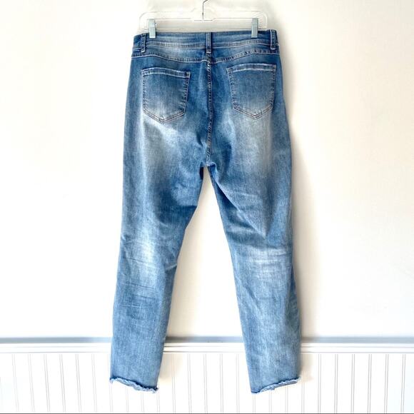 Luxe Moda Side Bling Denim Stretch Jeans 16 - Picture 7 of 9